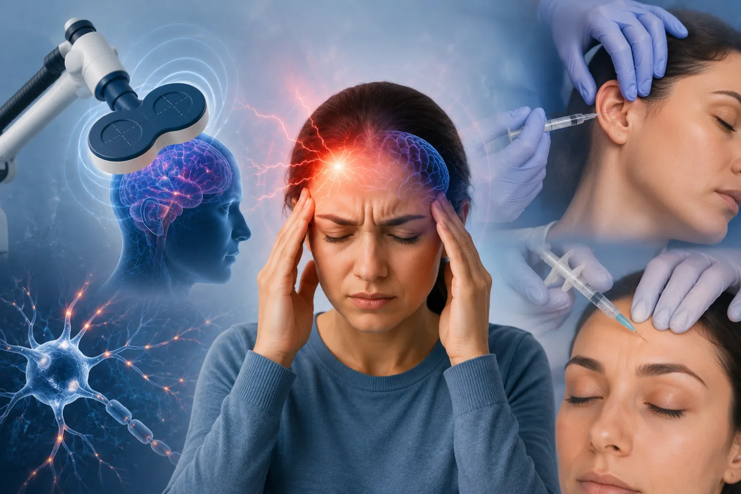 Migraines That Won’t Quit — The Case for Combining rTMS, Nerve Blocks, and Botox